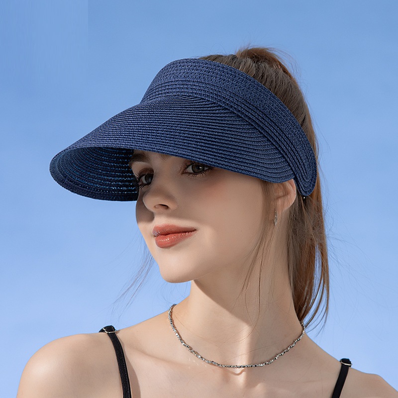 Bucket Hat Straw - Topi Matahari Pinggiran Lebar UPF50 Wanita