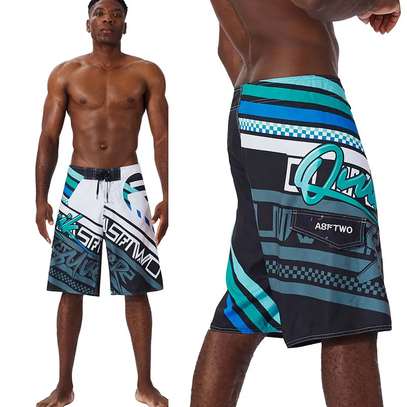Trunks Board Surf - Celana pendek pantai cepat kering pria,