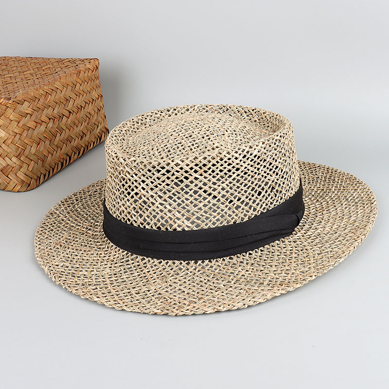 Topi Matahari Pantai Panama Ru - Bucket Hat Straw ulasan dan harga