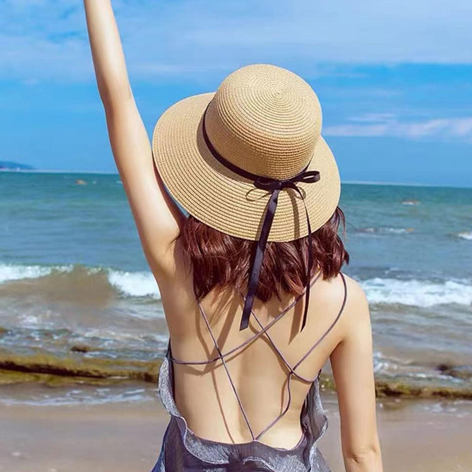 Topi Jerami Musim Panas Pinggi - Bucket Hat Straw ulasan dan harga