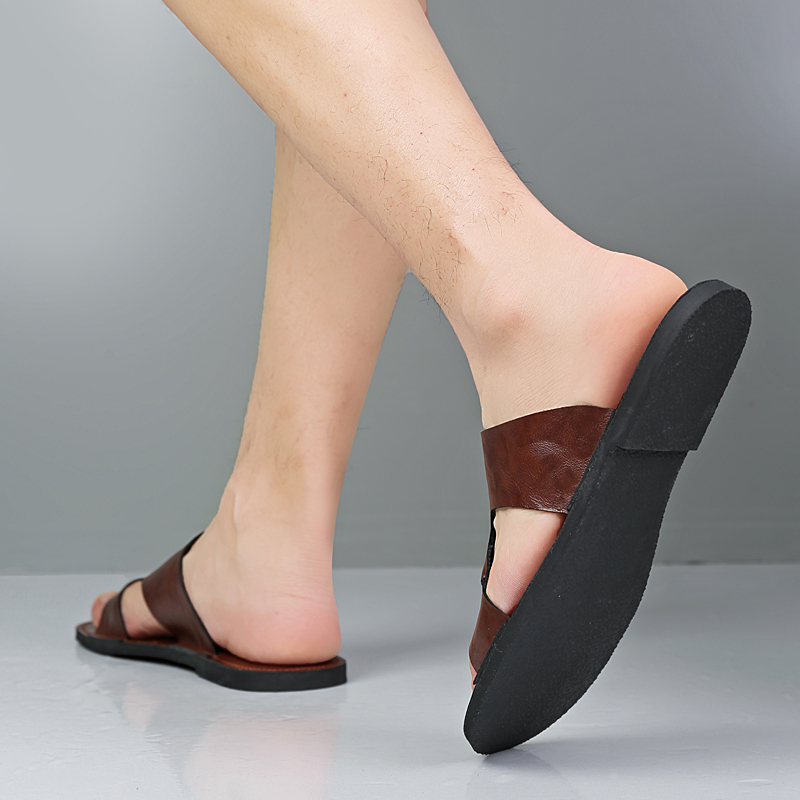 Sandal Kulit Buatan Tangan Pri - Flip Flop Leather Men ulasan dan harga