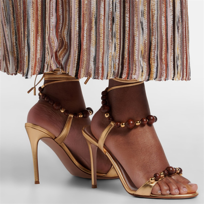 Sandal Kulit Coklat Mewah Retr - Casual Sandal Leather ulasan dan harga