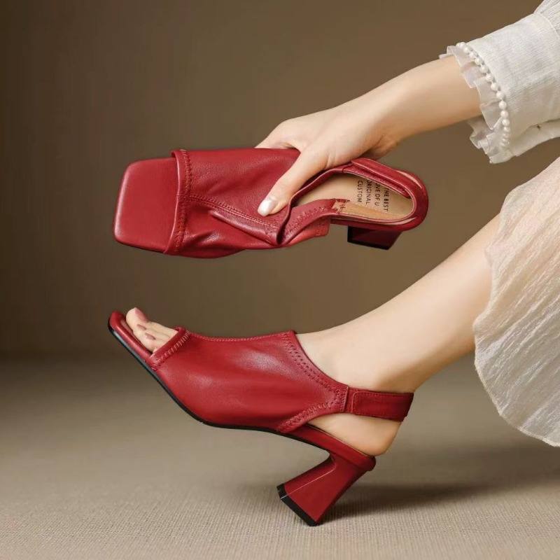 Sandal Wanita Model Prancis Ul - Casual Sandal Leather ulasan dan harga